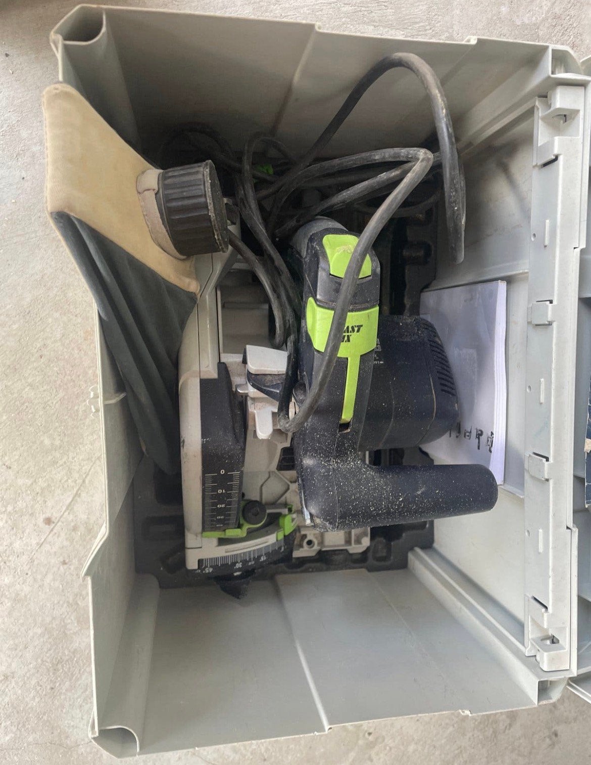 Festool TS55  REBQ-plus inalzaag, Ophalen of Verzenden, Zo goed als nieuw, Invalzaag