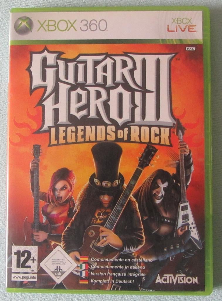 XBox 360 - Guitar Hero - 3x - zie beschrijving, Envoi, Utilisé, Musique, À partir de 12 ans