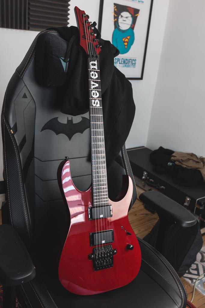 Ibanez MTM1 Mick Thomson Seymour Duncan Blackout Seven, Enlèvement ou Envoi, Comme neuf, Ibanez