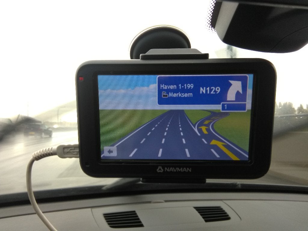 Gps Navman F 410 , Navi 23 E. Landen - Perfecte staat, Ophalen, Zo goed als nieuw
