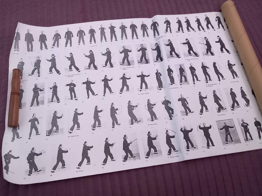 Tai Chi poster, Ophalen, Zo goed als nieuw