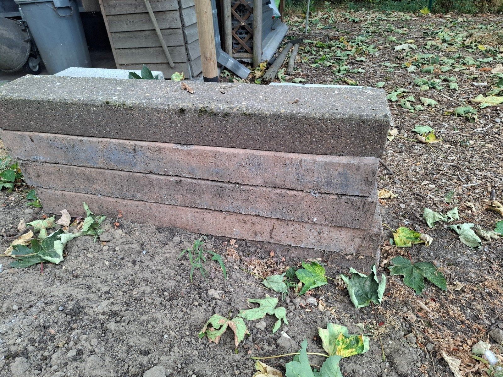 Gratis betonnen balken .Afmeting 120 /20/11 cm. 15 stuks., Enlèvement