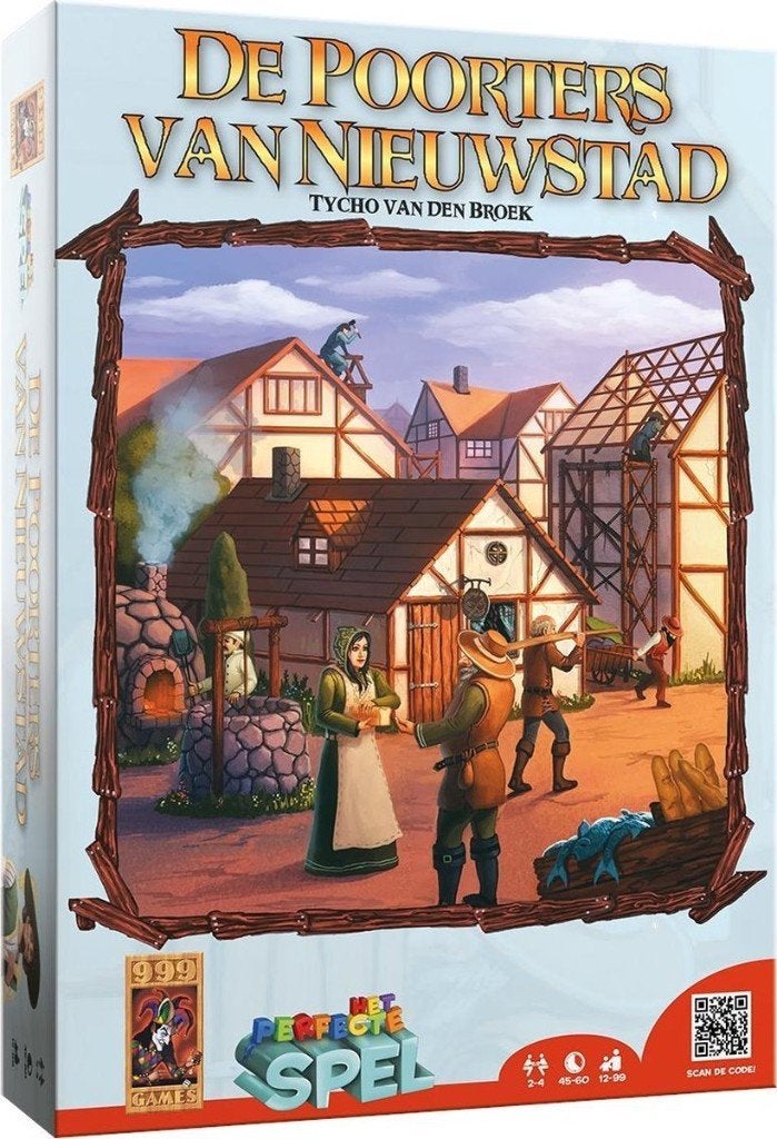 Bordspel - Gezelschapspel Poorters van Nieuwstad, Hobby en Vrije tijd, Drie of vier spelers, Ophalen of Verzenden, Nieuw, 999 games