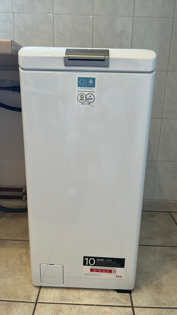 AEG bovenlader EF161X84G, Elektronische apparatuur, Wasmachines, Ophalen, Zo goed als nieuw, Bovenlader