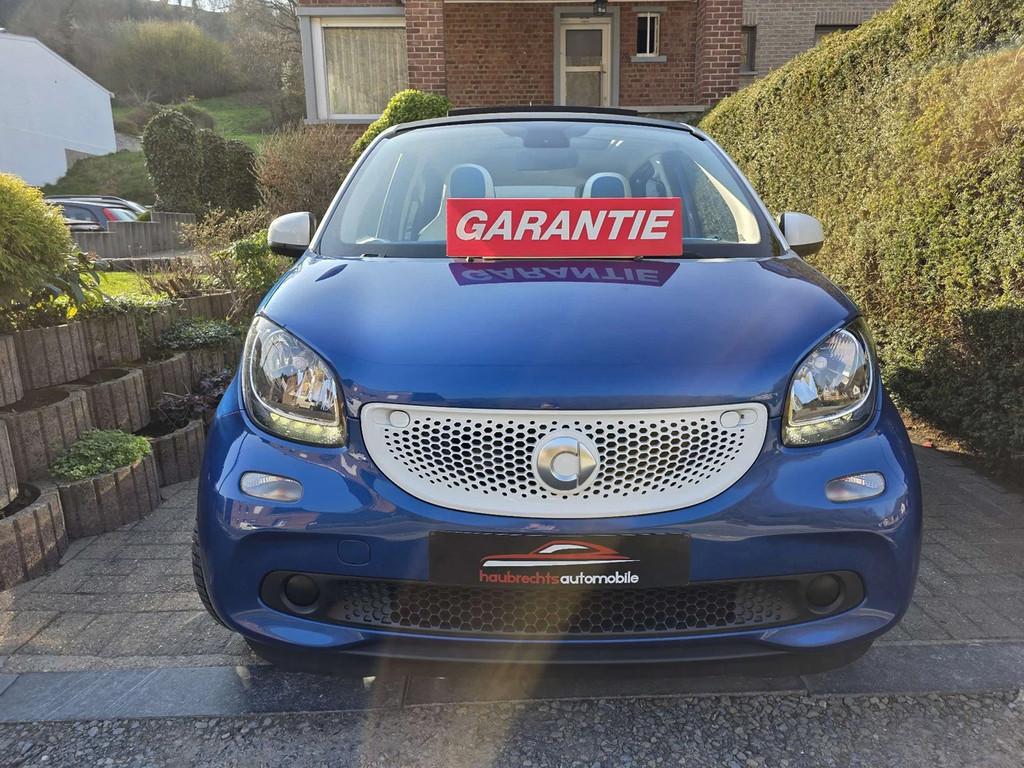 Smart Forfour 1.0i/EURO6/CABRIO/GARANTIE (bj 2015), Auto's, Smart, 4 zetels, Gebruikt, Blauw, Handgeschakeld