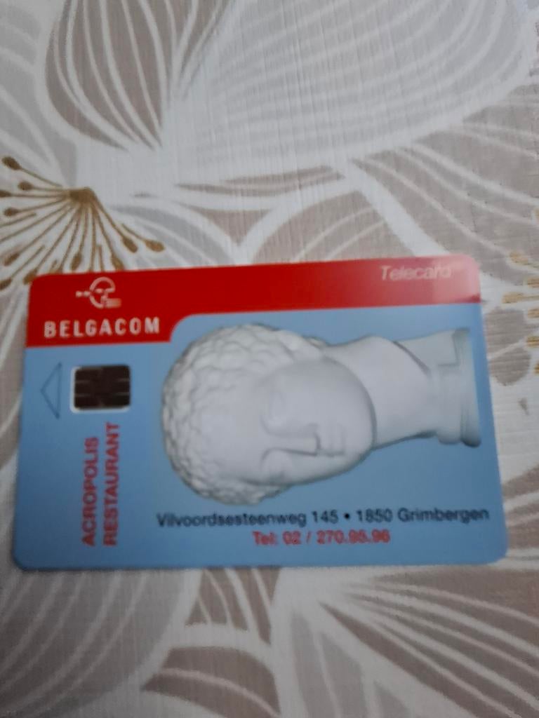 Télécarte Restaurant Grimbergen, Collections, Enlèvement ou Envoi