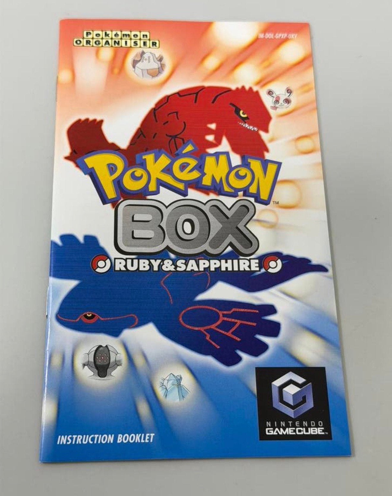 Pokemon Box Ruby & Sapphire GameCube Handleiding PAL boekje, Games en Spelcomputers, Ophalen of Verzenden, Zo goed als nieuw, Platform
