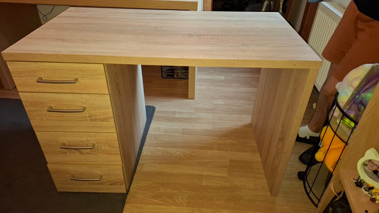 Bureau en bois avec tiroirs, Maison & Meubles, Bureaux, Enlèvement, Avec tiroirs, Utilisé, Bois