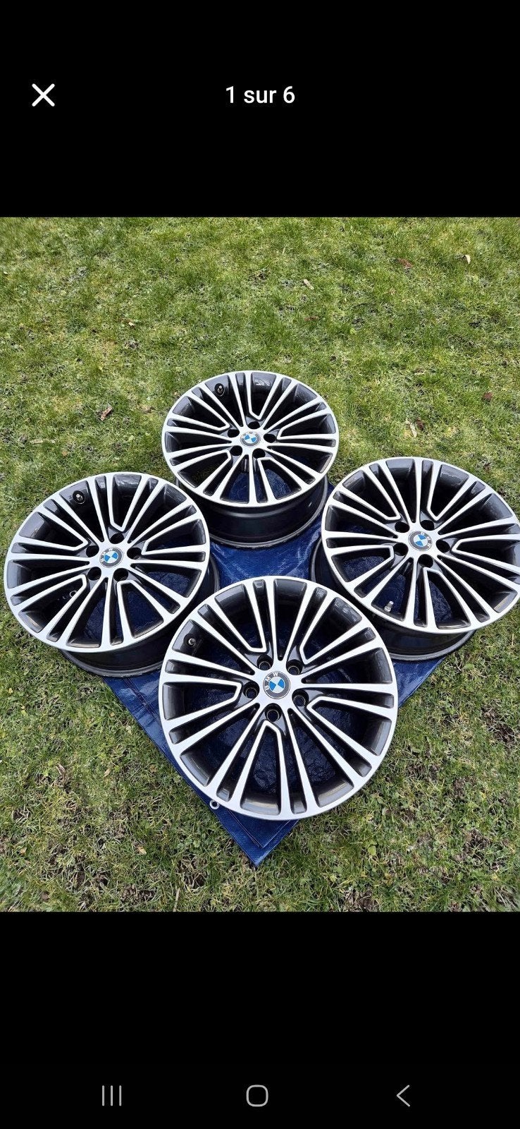 4 jantes BMW originales 18 pouces – Série 5 G30, Enlèvement