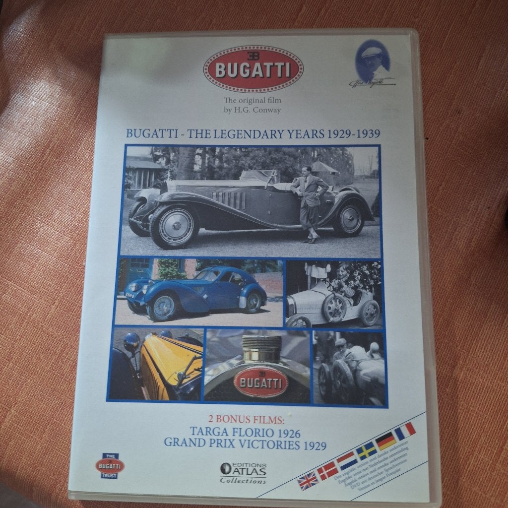 DVD Bugatti les années de légendes, Enlèvement ou Envoi, Comme neuf