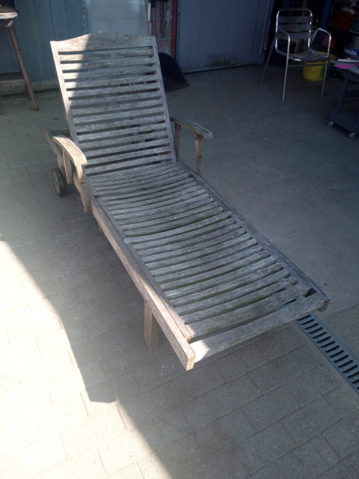 chaise longue, Jardin & Terrasse, Enlèvement, Bois de teck