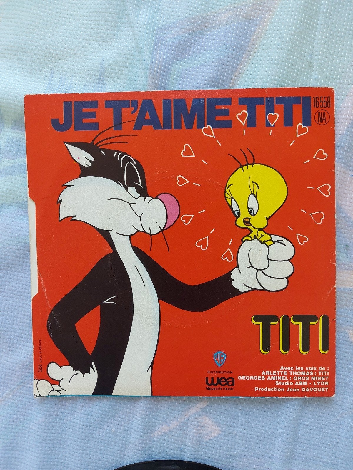 disques 45 tours, Enlèvement