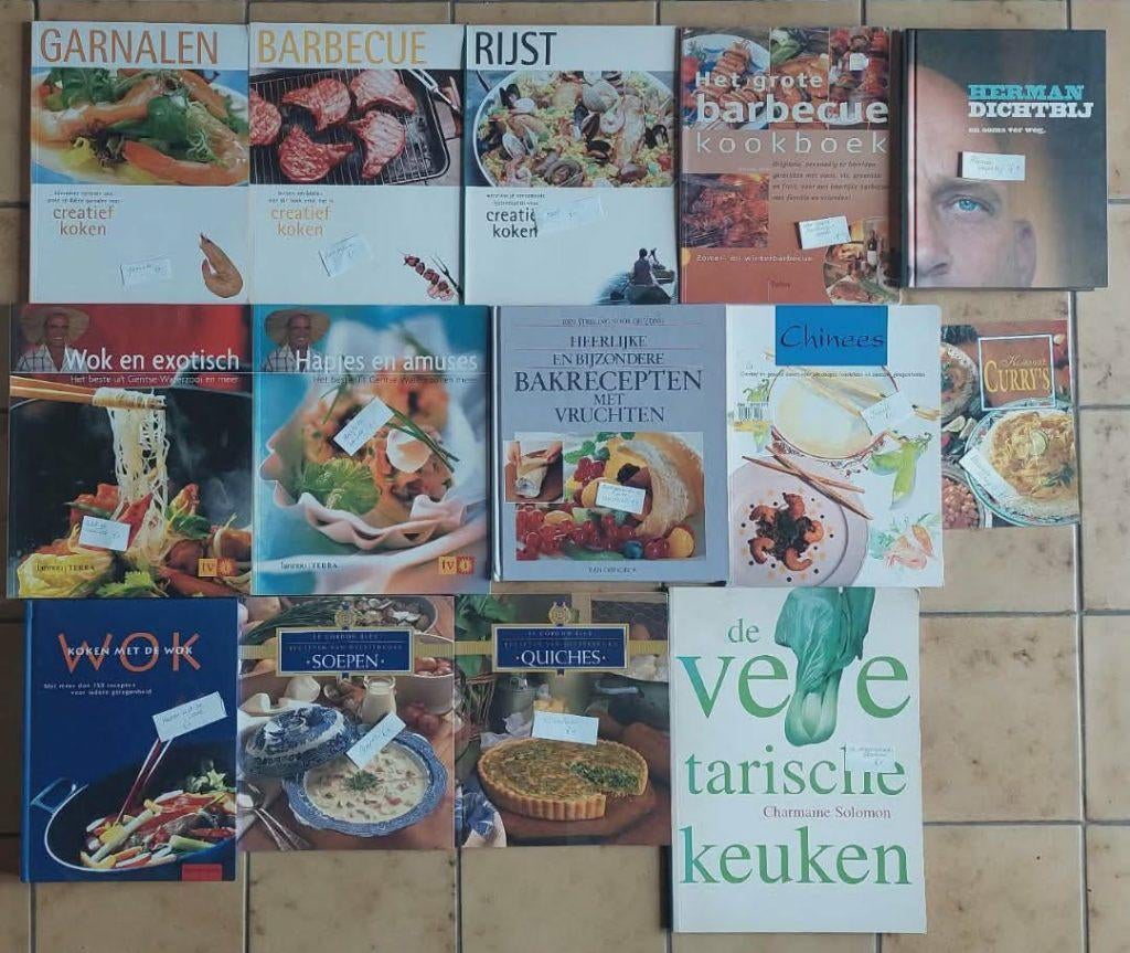 kookboeken aan 1 euro, Boeken, Gezond koken, Hoofdgerechten, Diverse Auteurs, Ophalen