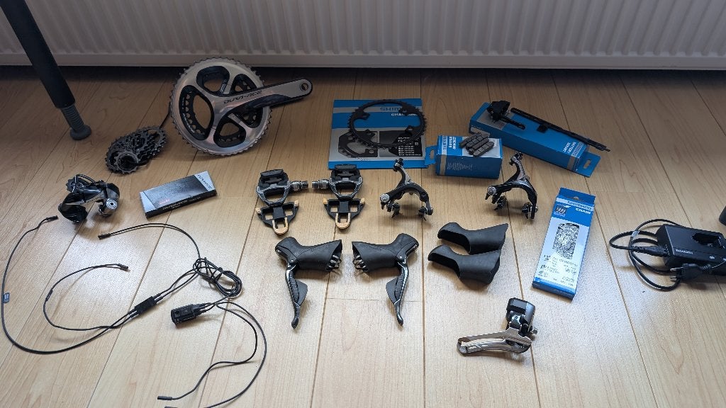 Complete Shimano Dura-Ace 9000 / 9070 Di2 11-speed groepset, Fietsen en Brommers, Overige typen, Ophalen of Verzenden, Zo goed als nieuw