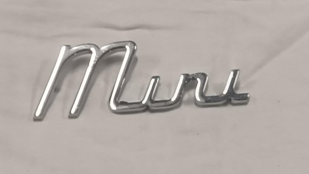 embleem MINI kofferklep Klassieke Mini Cooper, Auto-onderdelen, Ophalen, Achterklep, Voor, Nieuw