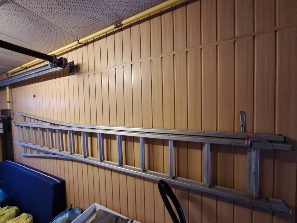 Ladder, Doe-het-zelf en Bouw, Ladders en Trappen, Ophalen, Gebruikt, Ladder, Opvouwbaar of Inschuifbaar