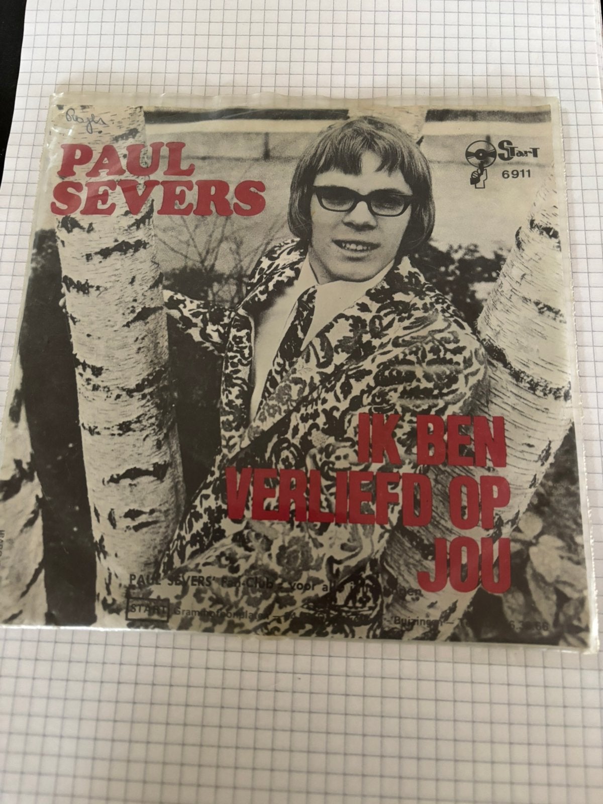 Paul Severs pakket van 4 originele vinyl singles, CD & DVD, Enlèvement ou Envoi, Utilisé, 7 inch, Schlager