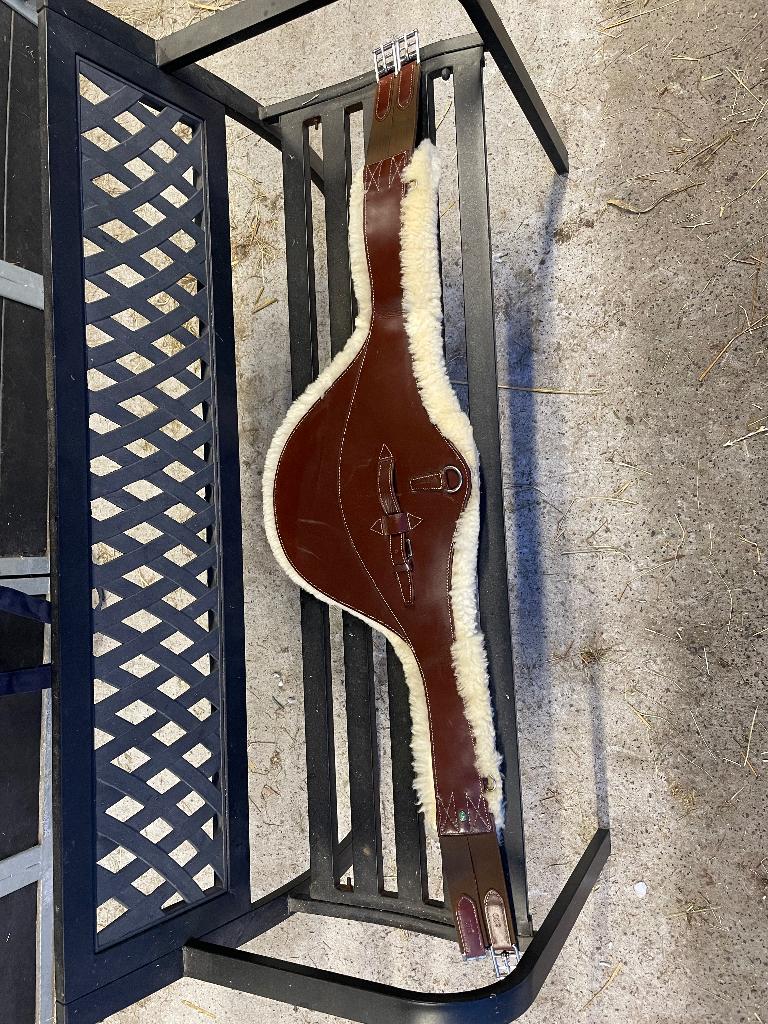 Springsingel LJ leathers met bont 135cm, Dieren en Toebehoren, Ophalen of Verzenden, Gebruikt, Springen