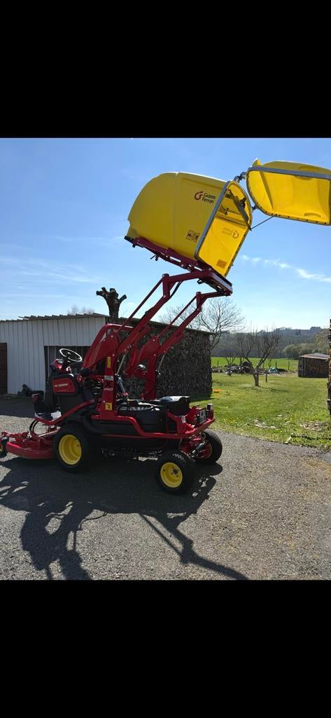 Gianni Ferrari PG 280 PRO!!, Tuin en Terras, Zitmaaiers, Ophalen, Zo goed als nieuw, Opvangbak, 120 cm of meer