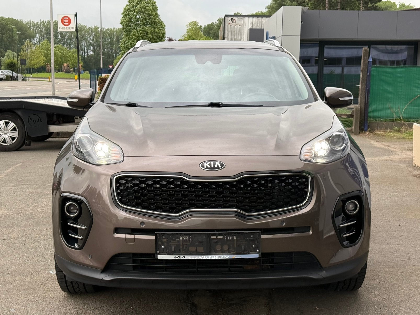 Kia Sportage 1.6i 2017 71.230km. 1 Anne Garantie, Cuir, Argent ou Gris, Achat, Euro 6