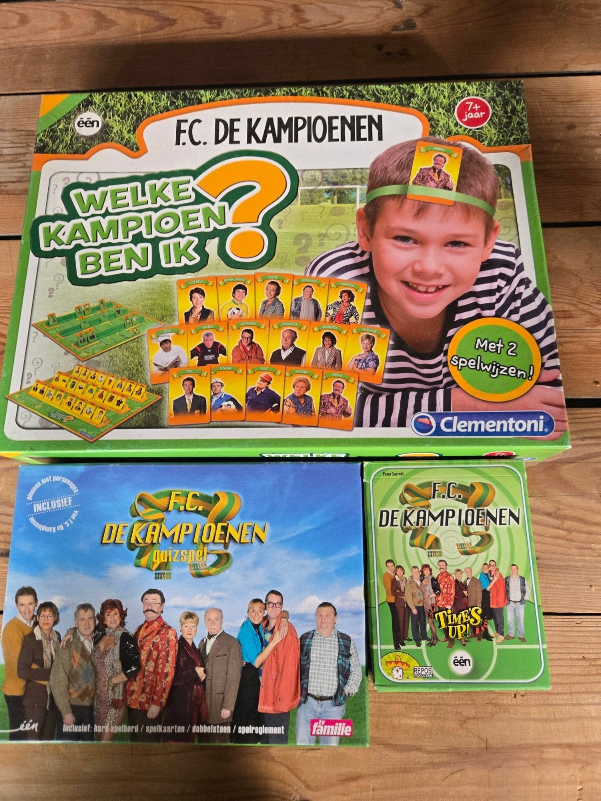 F.C. De Kampioenen spellen, Ophalen