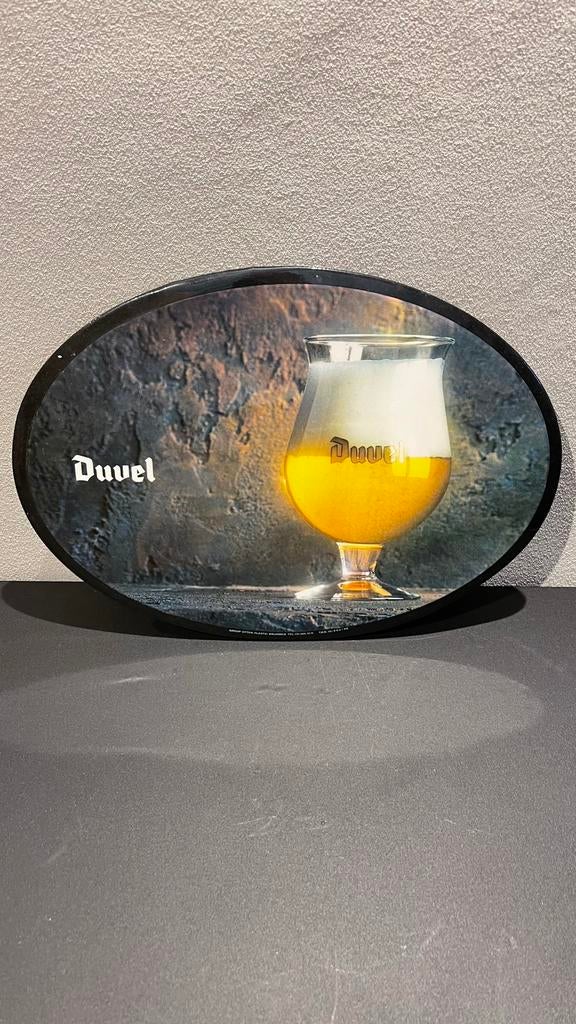 Reclame bord Duvel., Verzamelen, Ophalen of Verzenden, Zo goed als nieuw, Reclamebord, Plaat of Schild, Duvel