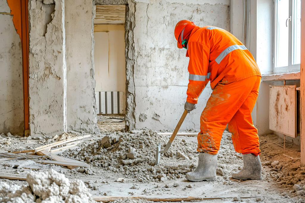 Nettoyage fin de chantier + évacuation des déchets