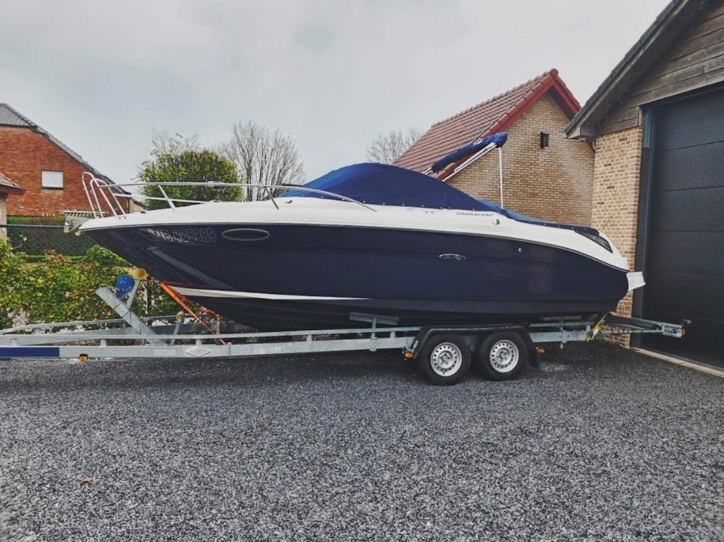 Sea Ray 235 Weekender, Watersport en Boten, Ophalen, Zo goed als nieuw, Sea Ray, Polyester