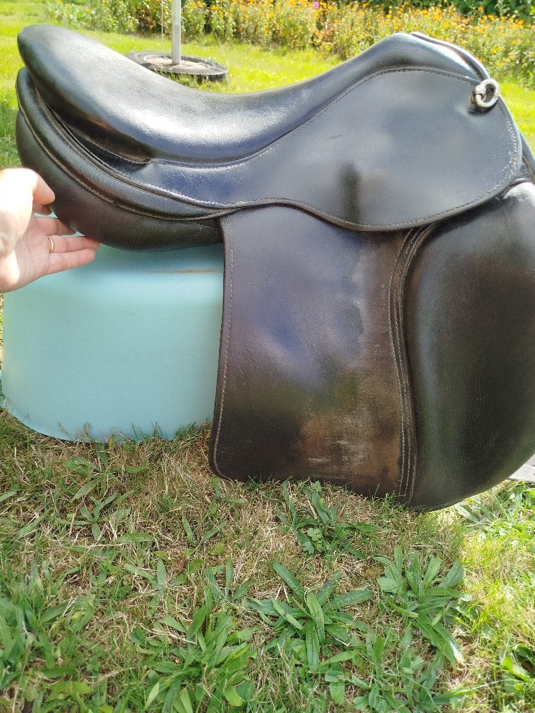 boomloos (semi boomloos) dressuur zadel, Dieren en Toebehoren, Gebruikt, Dressuur, Overige merken, Kniewrongen
