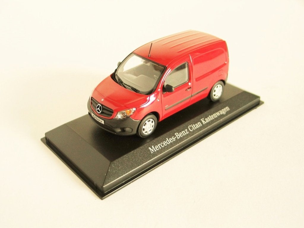 1/43 - Minichamps Mercedes Benz Citan rood, Ophalen of Verzenden, Nieuw, MiniChamps
