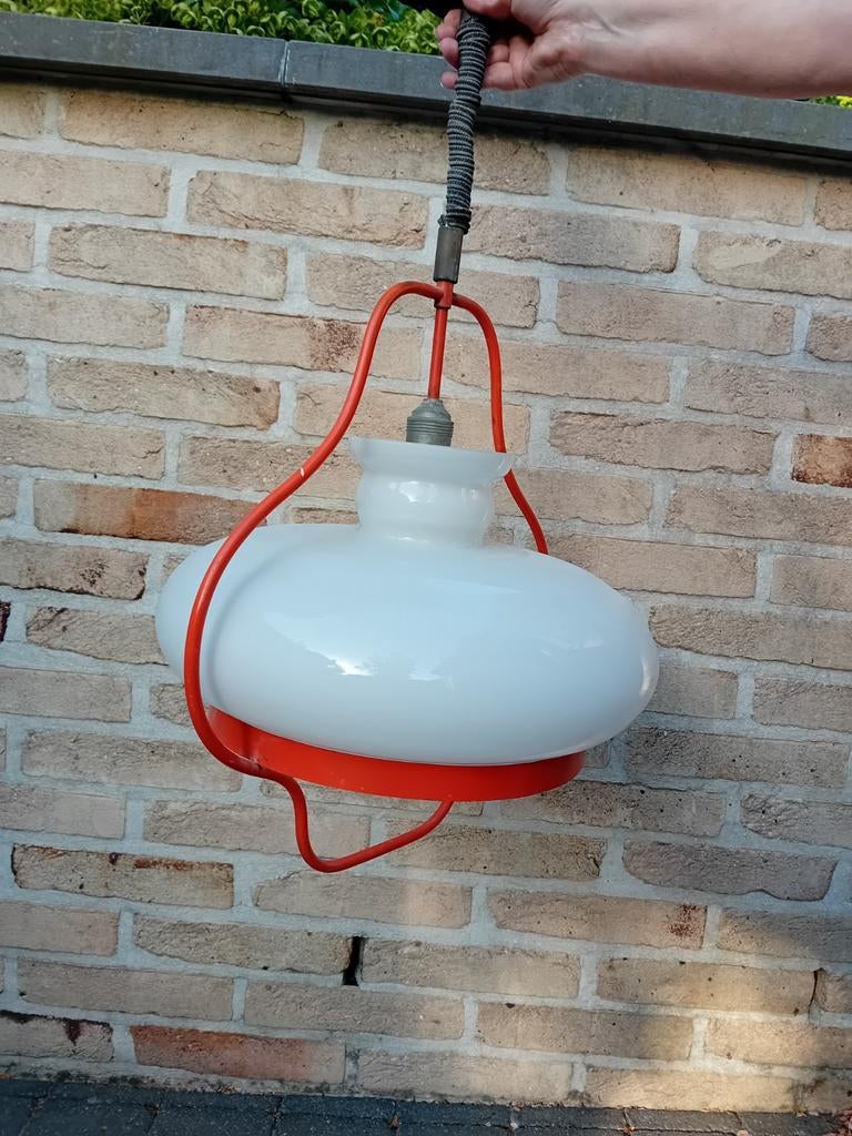 Lampe suspendue vintage, lampe suspendue rétro des années 70, Enlèvement