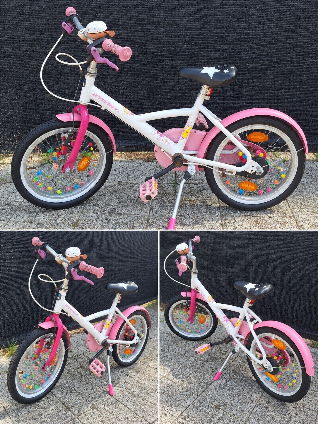 B’TWIN kinderfiets 16 inch, Frein sur jante, Enlèvement, Utilisé, Frein à main
