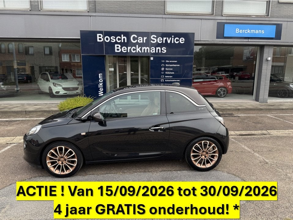 Opel ADAM Unlimited 1.2 benzine + Leder + Vele opties, Autos, Cuir, Commande vocale, Euro 6, Entreprise