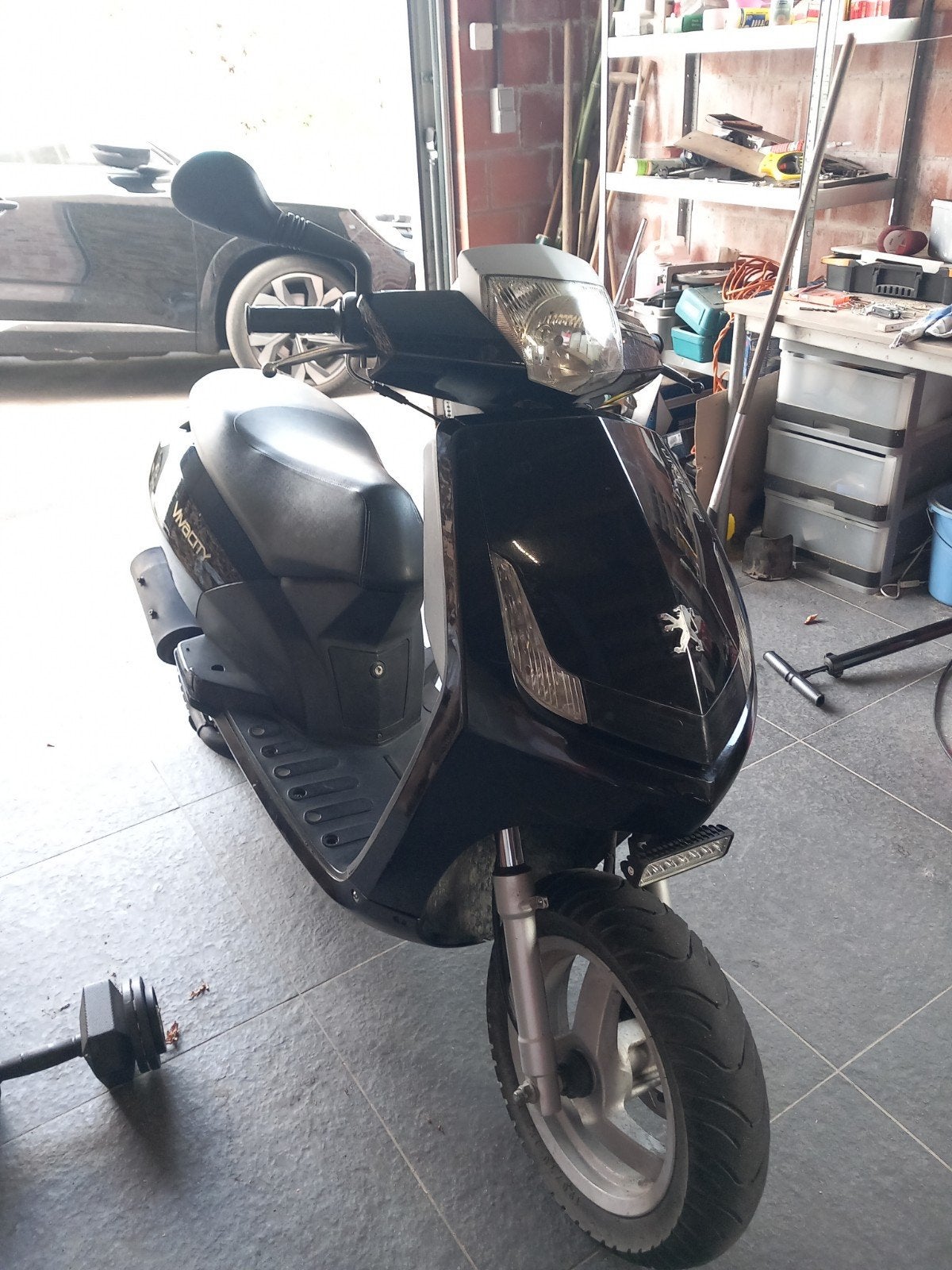 peugeot vivacity 3 te ruil of te koop MET PAPIEREN, Ophalen, Gebruikt, Tweetakt, Peugeot