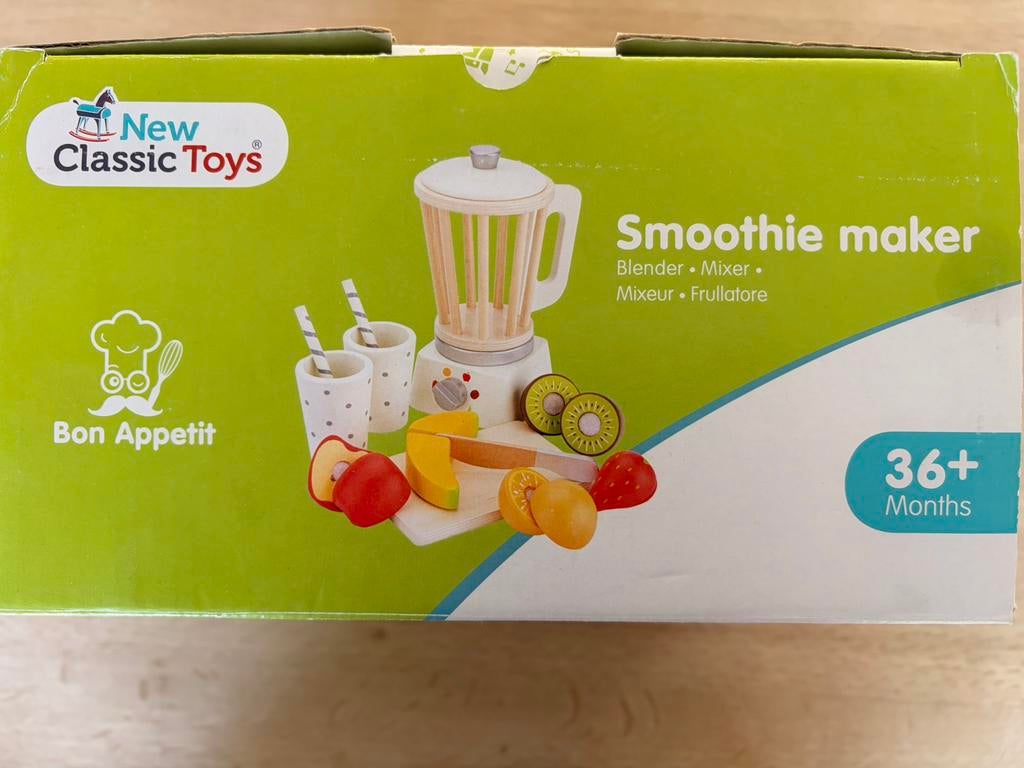 Houten Smoothie maker/set, Ophalen, Zo goed als nieuw