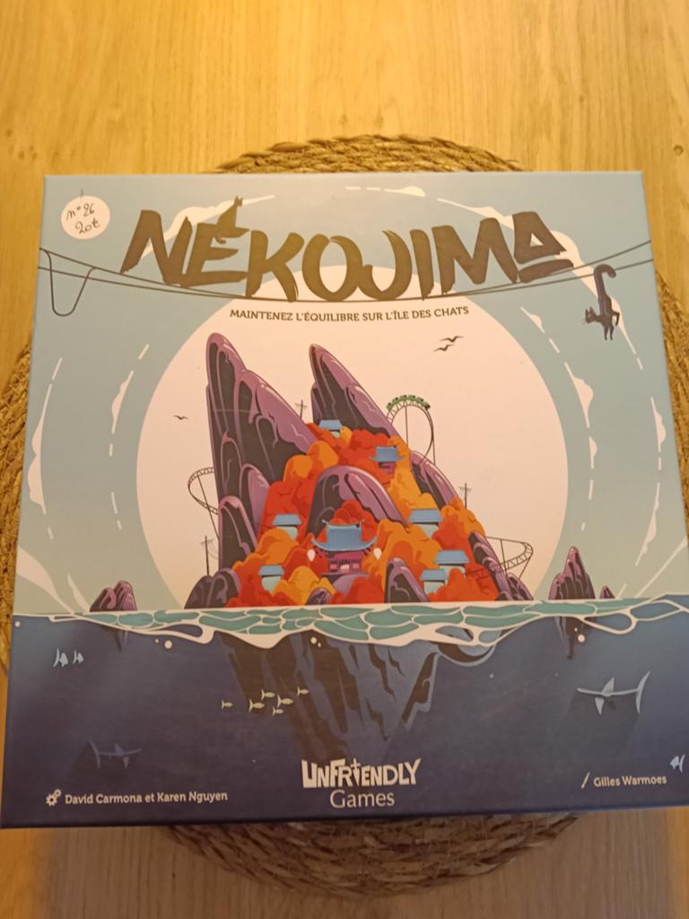 Nekojima. Jeu de société en bois et carton très bon état, Hobby & Loisirs créatifs, Enlèvement ou Envoi