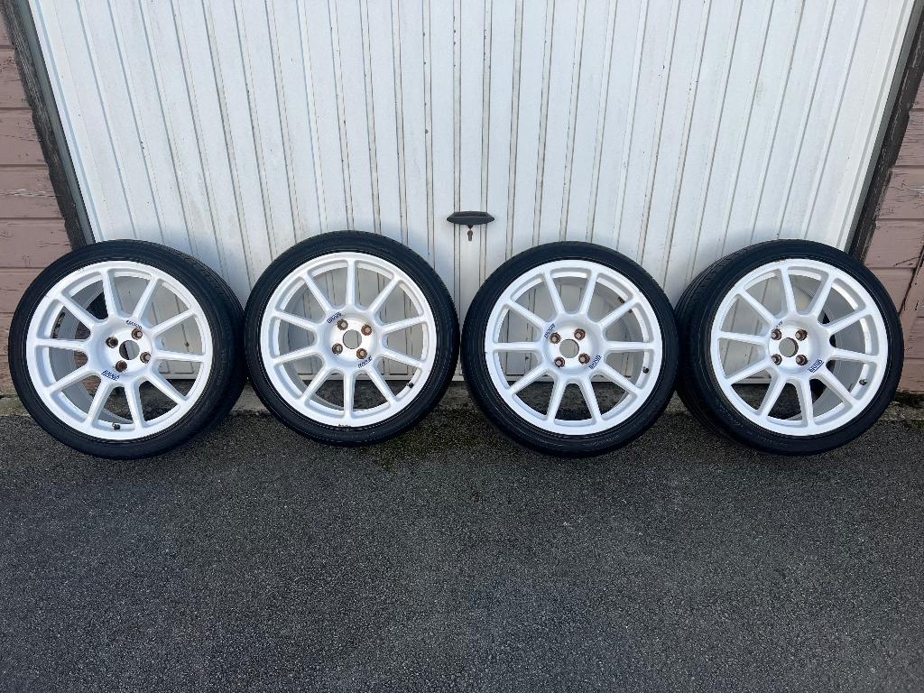 Braid fullrace velgen 4x100 18”, Auto-onderdelen, Banden en Velgen, Ophalen, 18 inch, Gebruikt, Velg(en)