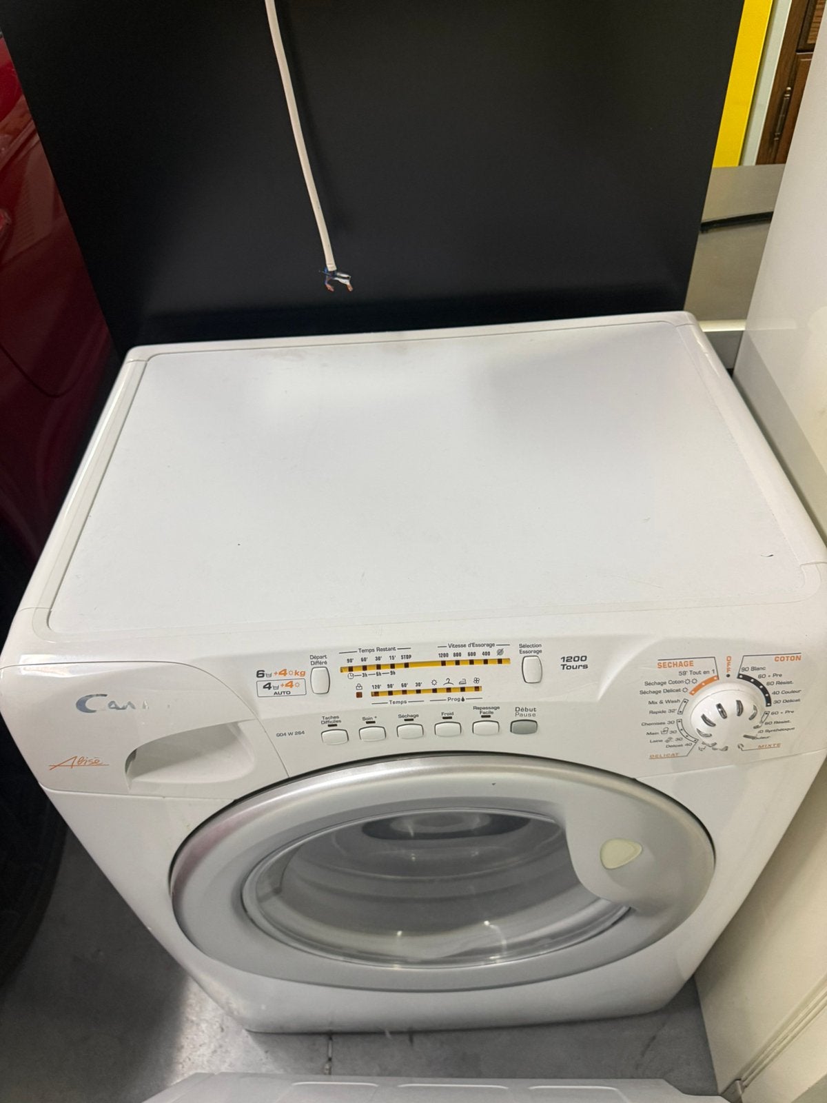 Wasmachine voor snoep, Ophalen, Gebruikt