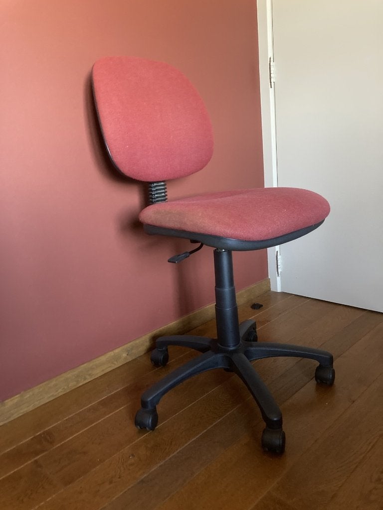 Bureaustoel, Ophalen, Gebruikt, Bureaustoel, Rood