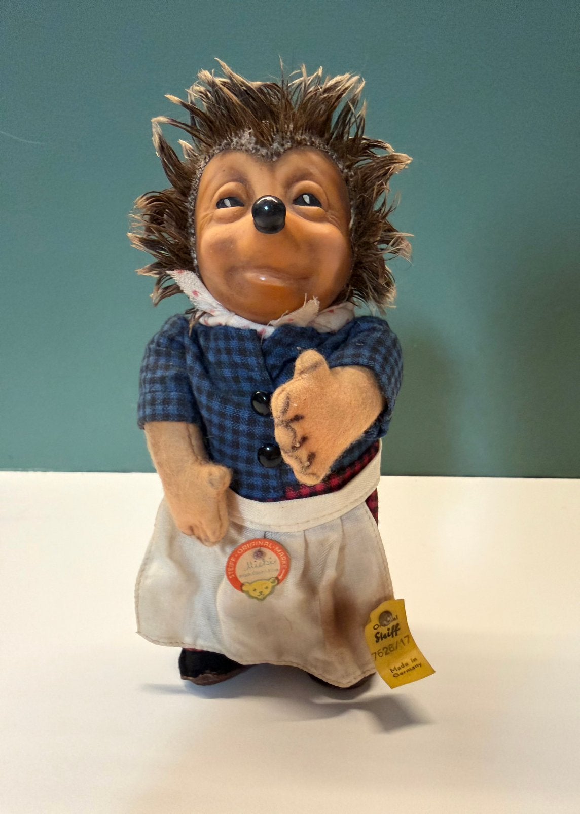 Poupée hérisson vintage Steiff Mecki, Allemagne., Antiquités & Art, Antiquités | Jouets, Enlèvement ou Envoi