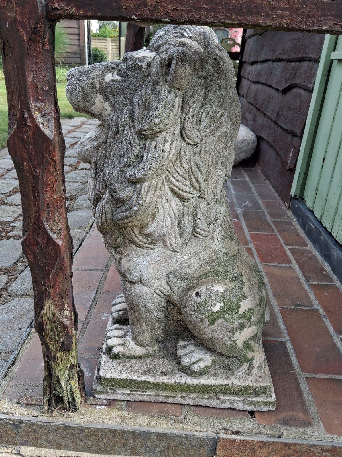 Leeuw waterspuiter, Tuin en Terras, Ophalen, Beton