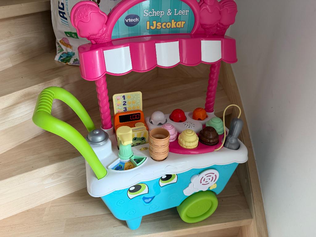 Vtech Schep & Leer IJscokar, Ophalen, Zo goed als nieuw