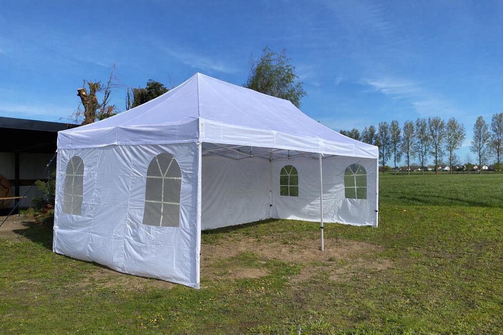 Tent 4x8m te huur, Tuin en Terras, Ophalen, Zo goed als nieuw, Partytent