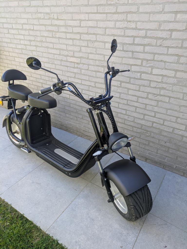 Elektrische Citycoco Chopper scooter - Tweezitter, Enlèvement