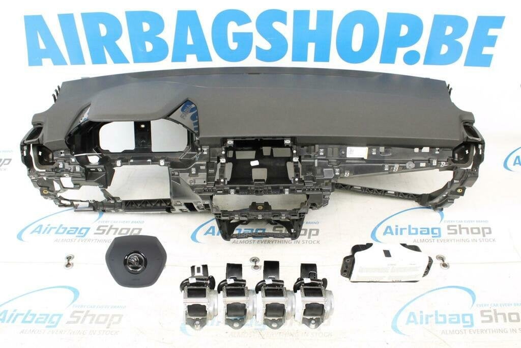 Airbag kit - Tableau de bord noir Skoda Fabia (2021-….), Autos : Pièces & Accessoires, Enlèvement ou Envoi, Utilisé