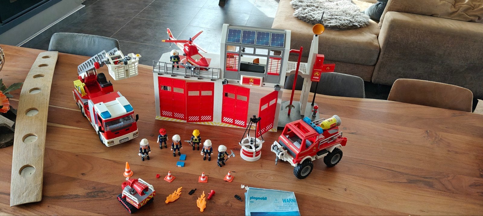 playmobil brandweer set 8, Kinderen en Baby's, Ophalen of Verzenden
