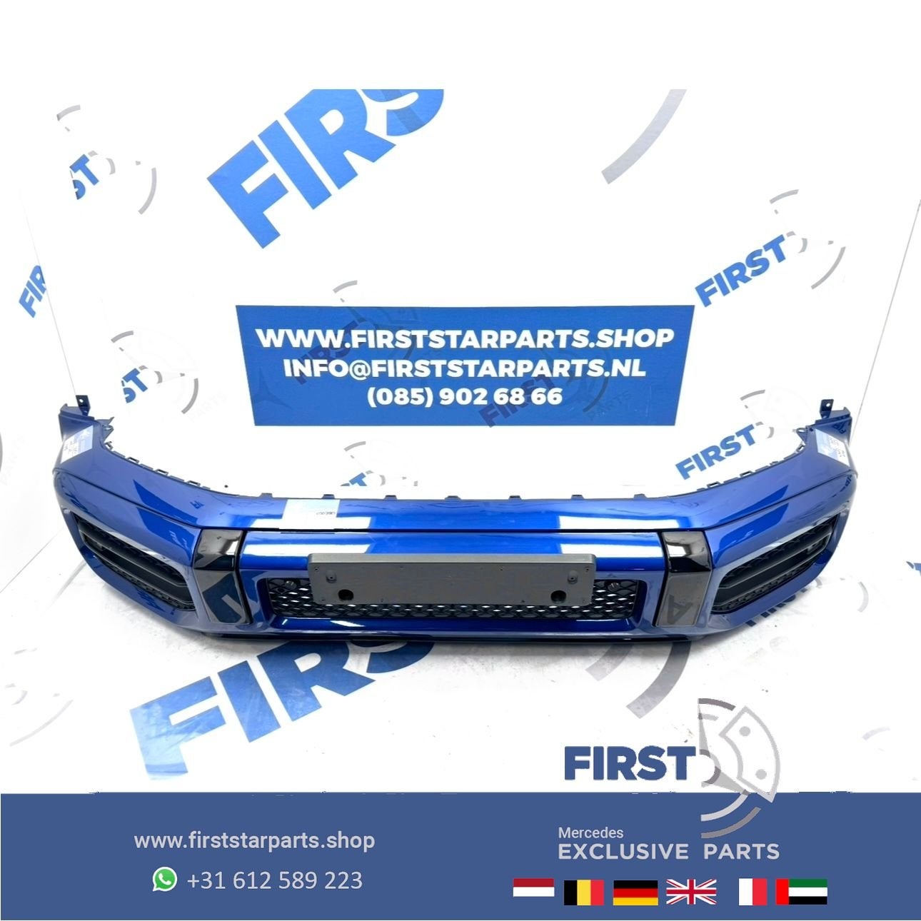 W463 G63 BUMPER G KLASSE G63s AMG VOORBUMPER origineel Merce, Gebruikt, -, Voor, Ophalen of Verzenden