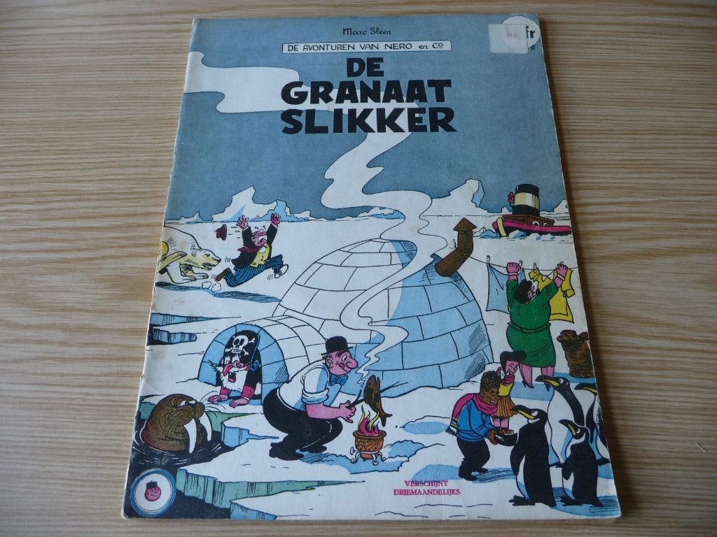 Nero - 28. De granaatslikker 1965 - €7, Boeken, Marc Sleen, Eén stripboek, Ophalen of Verzenden, Zo goed als nieuw