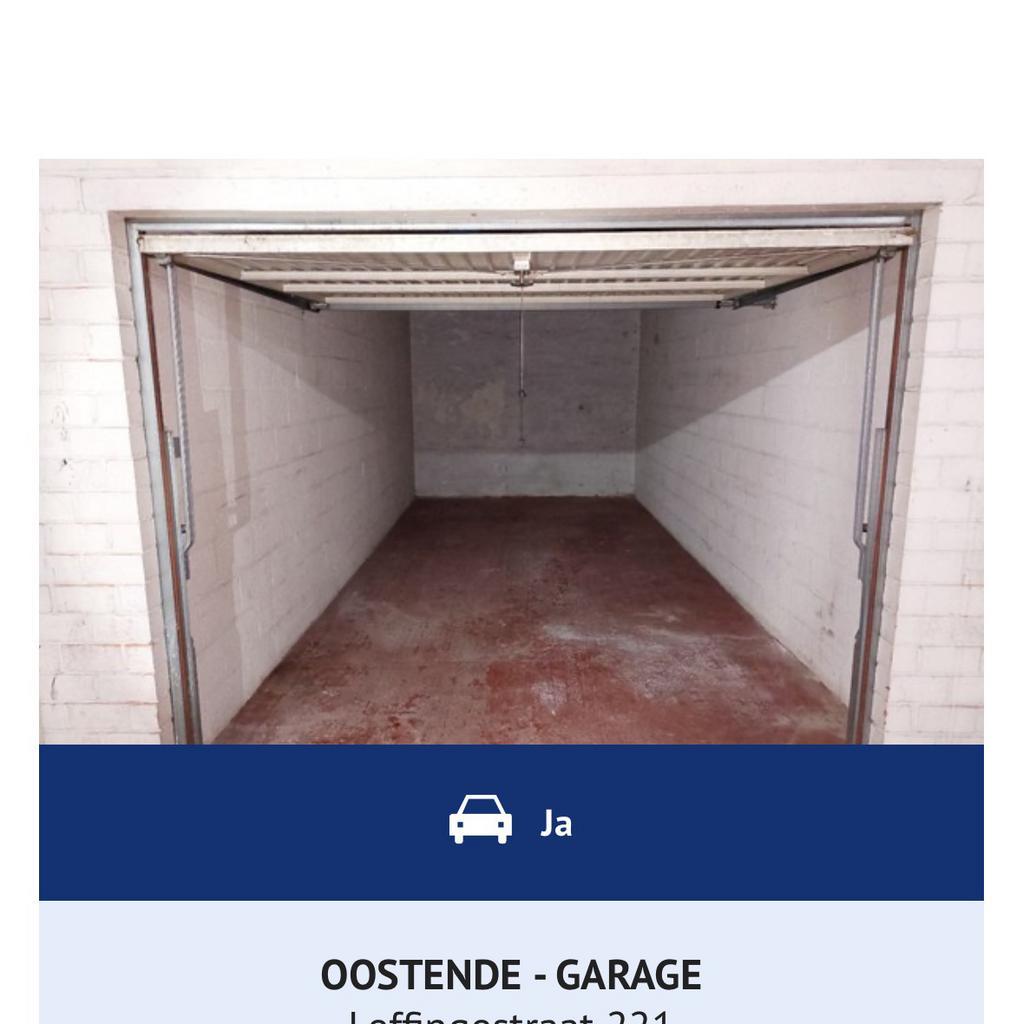 Gesloten garagebox te koop, Immo, Oostende