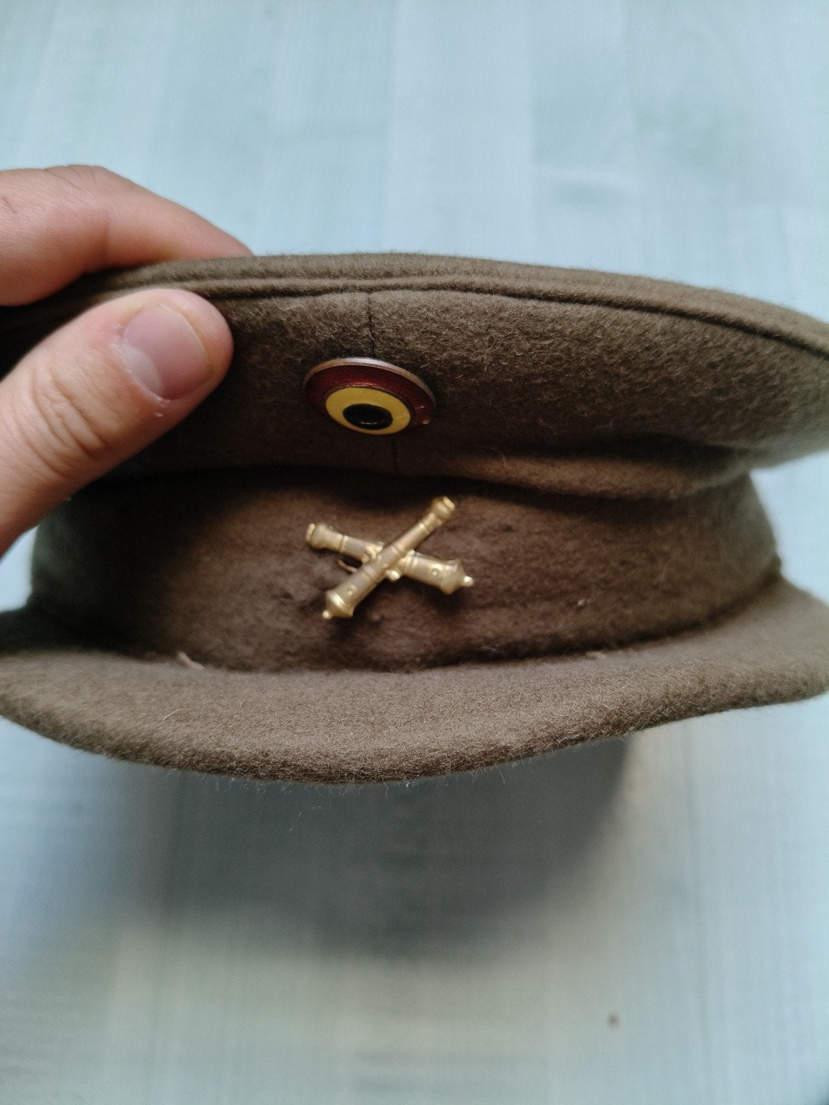 casquette armé belge abl de 1985, Ophalen, Pet, 58 of 59 cm (L, 7¼ of ⅜ inch), Gedragen